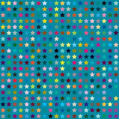 Repeatable star background, star pattern. Seamless starry wrapping paper pattern.