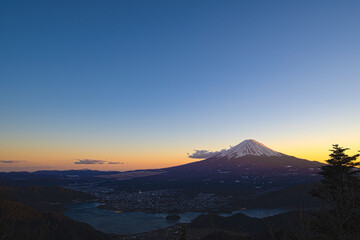 mountain at sunrise