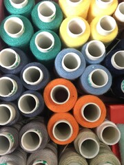 rolls of thread