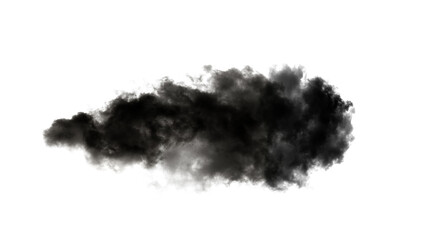 smoke on white background