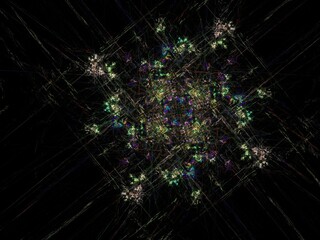 Imaginatory fractal background Image
