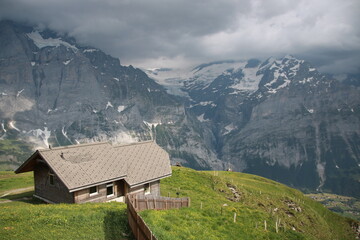 house in the mountains