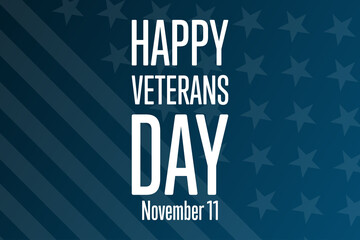 Naklejka premium Veterans Day. November 11. Honoring All Who Served. Holiday concept. Template for background, banner, card, poster with text inscription. Vector EPS10 illustration.