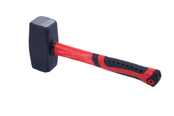 new hammer isolated on a white background.