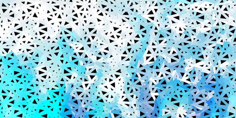 Light blue vector geometric polygonal layout.