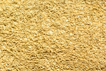 Gold foil abstract texture background