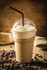 coffee latte with cream