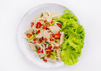 Spicy Vietnamese sausage salad