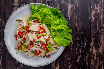 Spicy Vietnamese sausage salad