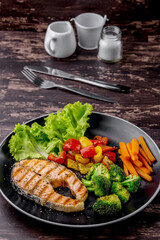 Salmon steak favorite food