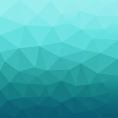 BLUE Origami Polygonal Shape background