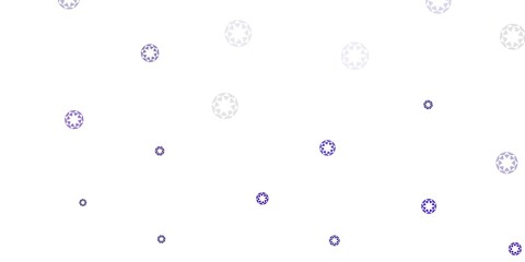 Fototapeta na wymiar Light purple vector pattern with spheres.