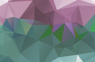 Obraz premium Purple vivid vector texture with triangular style. Illustration with set of colorful