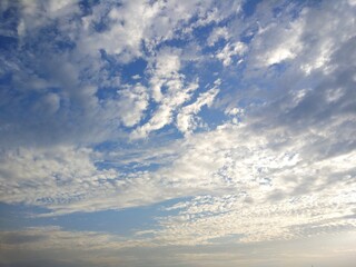 Obraz premium blue sky with clouds