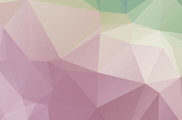 Obraz premium Purple vivid vector texture with triangular style. Illustration with set of colorful