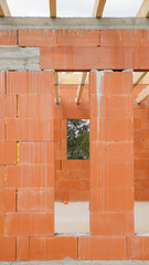 Design of a house during construction	