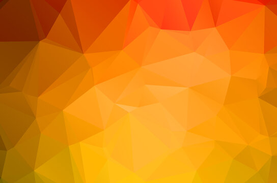 Background bright yellow template random bright colors low poly