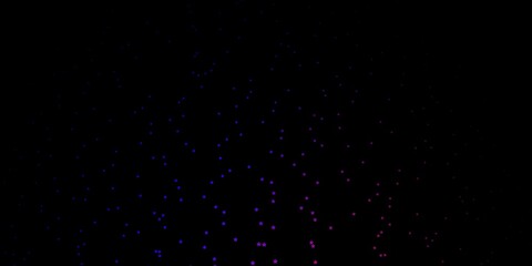 Dark Blue, Red vector template with neon stars. Decorative illustration with stars on abstract template. Best design for your ad, poster, banner.