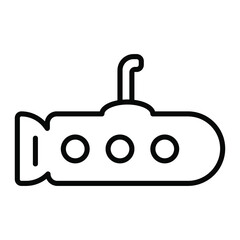 Obraz premium submarine icon