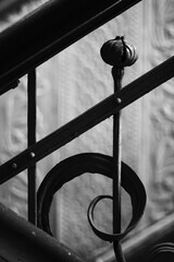 Old staircase in a Polish tenement house of 18-19 centuries, Poland