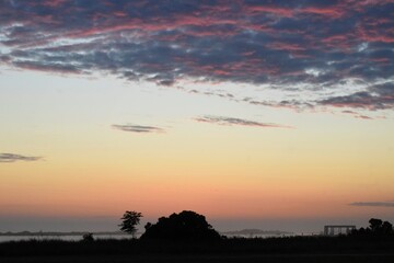 sunset at the beach