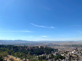Fototapeta na wymiar Alhambra views from different angles