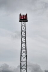 Atalaya del parque de atracciones de la montaña del Tibidabo en Barcelona. España.