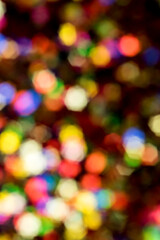 Holidays Background with Blured Reflections of Christmas Lights Christmas Background Vertical