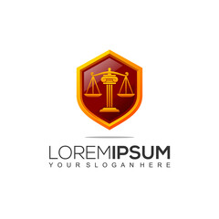 LAW & ATTORNEY LOGO DESIGN TEMPLATE