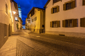 Eppan, Italy 04 October 2020; Eppan in the Italian South Tyrol just before dawn