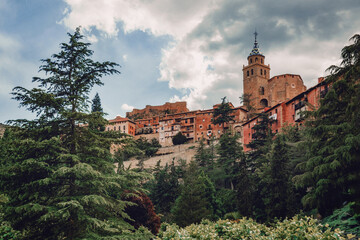 Fototapeta na wymiar Albarracín is a Spanish town, in the province of Teruel, part of the autonomous community of Aragon.