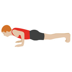 
Stretch muscle exercise, fitness exercise 
