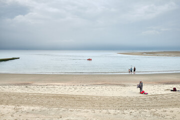 Obraz premium Die Insel Borkum im Ostfriesischen Landkreis Leer