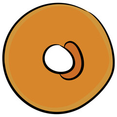 

A junk food item donut
