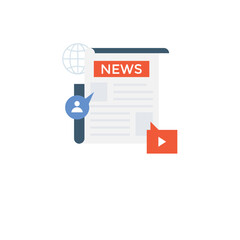 
News vector illustration 
