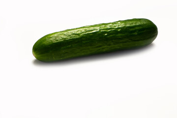 Hybrid fruit green cucumber isolate for collage