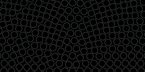 Dark BLUE vector pattern with spheres. Colorful illustration with gradient dots in nature style. Pattern for booklets, leaflets.