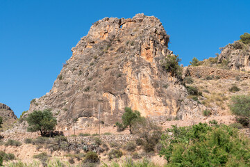 Mountainous landscape in southern Spain