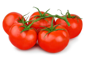 Cherry tomato isolated on white