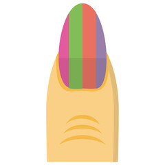 
Creative nail painting icon
