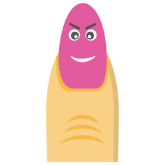 
Creative nail painting icon
