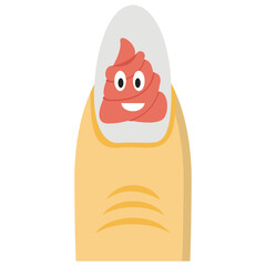 
Creative nail painting icon
