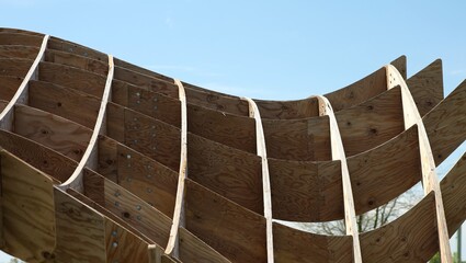 curved wood