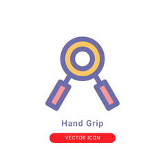 hand grip icon in filled color style. for your website design and logo. Vector graphics illustration and editable stroke.