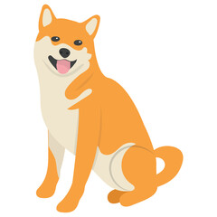 

Dog cartoon icon rottweiler
