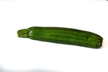 zucchini isolated on white background