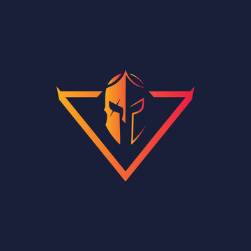 viking spartan logo graphic vector template 