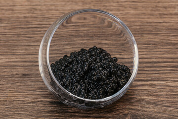 Luxury strugeon fish black caviar