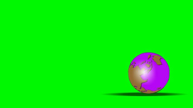 BOUNCING GLOBE
Bouncing globe.2D animation.HD 1080.Green screen/alpha matte.