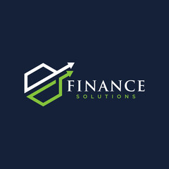 financial trading logo for business company